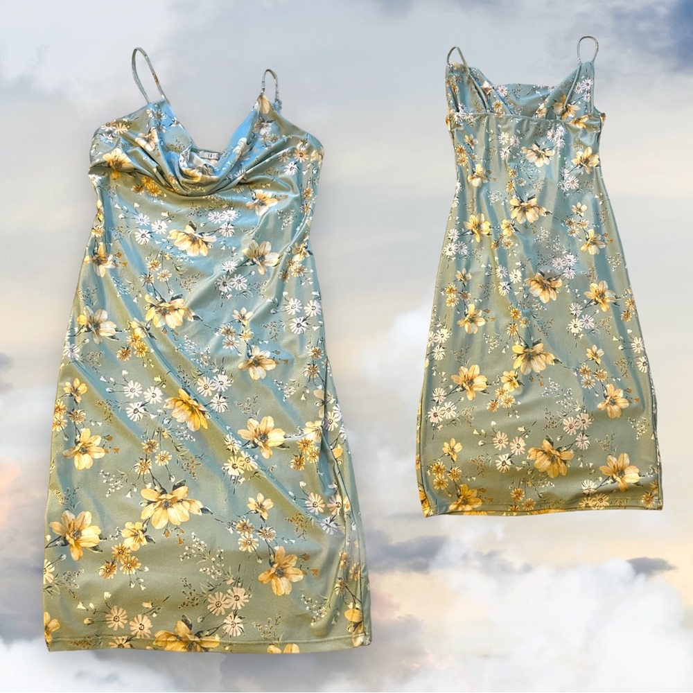 Floral Slinky Dress